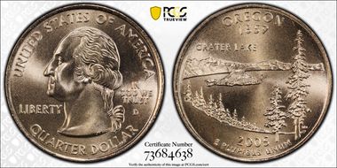 2005-D 25C Oregon Satin Finish SP69