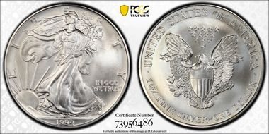 1994 $1 Silver Eagle First Strike MS69