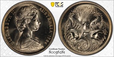 1984 5C Low Echdina MS66+