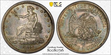 1877-S T$1 FS-802, C-17 DDR AU55