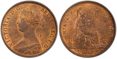 1862 1/2D S-3956 MS63RB