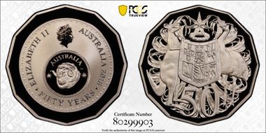 2016 50C 50 Yrs Decimal Currency PR70DCAM