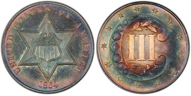 1864 3CS MS67