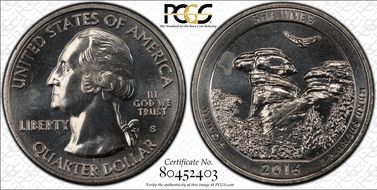 2016-S 25C Shawnee NP MS67