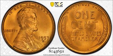 1953-S 1C MS67RD
