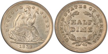 1838 H10C Large Stars AU58