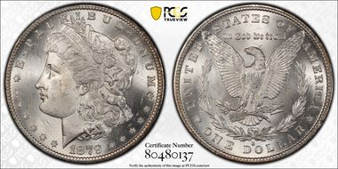 1879-S $1 MS65