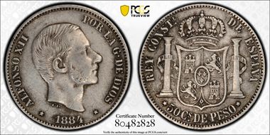 1884 50C VF35