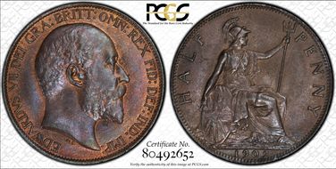 1902 1/2D S-3991A Low Tide MS64BN