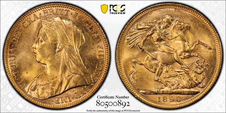 Cert 80500892 - Coin Image