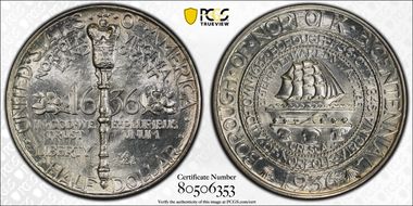 1936 50C Norfolk MS66