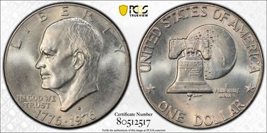 1976-D $1 Type 2 MS66+