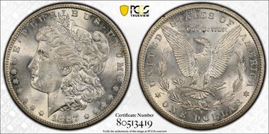 1887-S $1 MS64