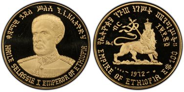 1972 NI $100 Haile Selassie I PR65DCAM