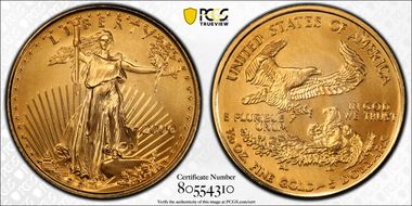 2000 $5 Gold Eagle MS68