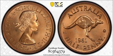 1961 Y. (p) 1/2D PR65RD