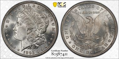 1893 $1 MS65