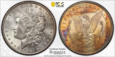 1887 $1 MS64
