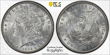 1895-O $1 MS62