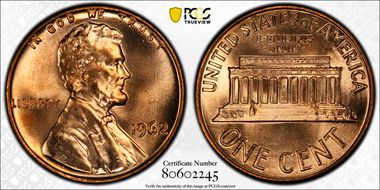 1962 1C MS67+ RD