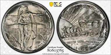 1926 50C Oregon MS67