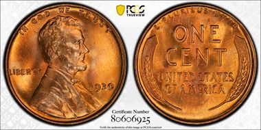 1930 1C MS66RD