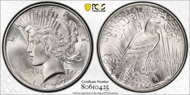 1927-D $1 MS64+