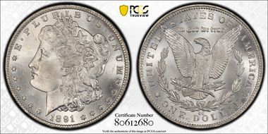 1891-CC $1 MS65