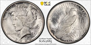1922-D $1 MS66