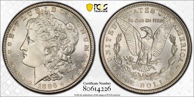 1886 $1 MS67