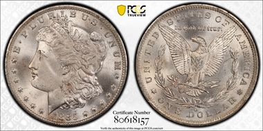 1885-O $1 MS67+