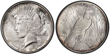 1922-D $1 MS66+
