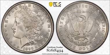 1898 $1 MS67+