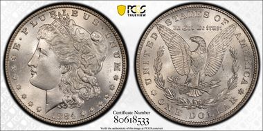 1884 $1 MS67