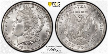 1892-O $1 MS65