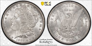 1885-CC $1 MS66+