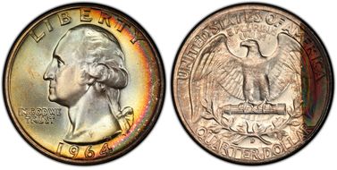1964-D 25C MS67