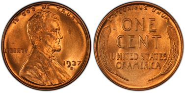 1937-D 1C MS67RD