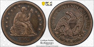 1849 25C XF40