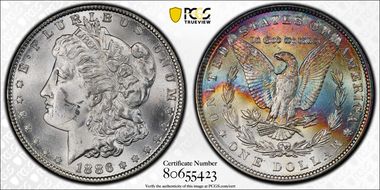 1886 $1 MS63