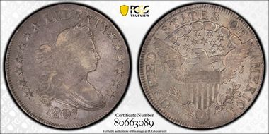 1807 50C Draped Bust VF30
