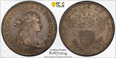 1798 $1 Large Eagle XF45