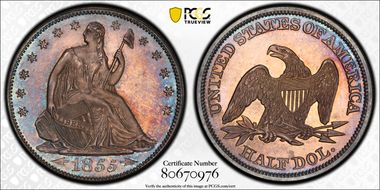 1855 50C Arrows PR65