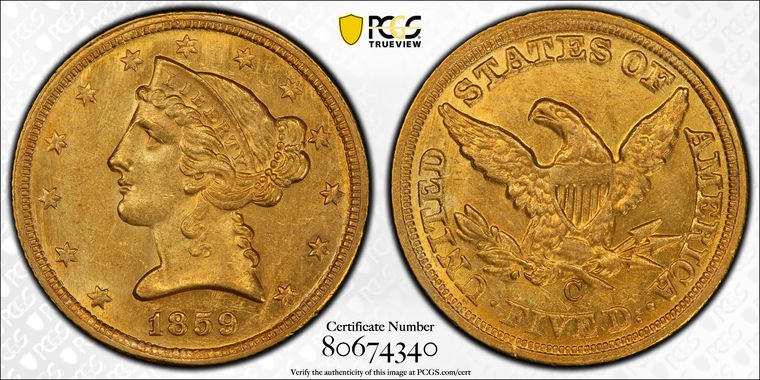 Cert 80674340 - Coin Image