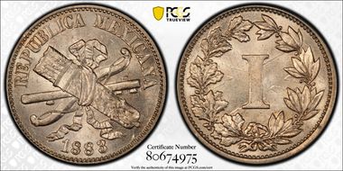 1883 1C KM-392 Cu-Ni MS65