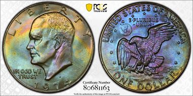 1974-D $1 MS66+ 