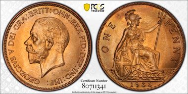 1936 1D S-4055 MS66+ RD