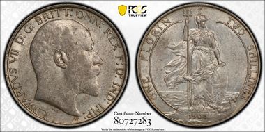 1906 Florin S-3981 AU55