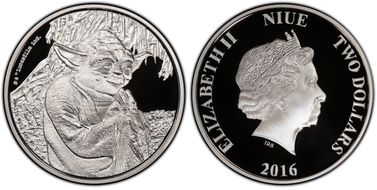 2016 $2 Yoda First Strike PR70DCAM