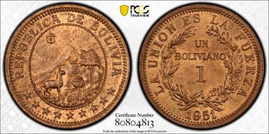 1951 Boliv KM-184 MS64RB